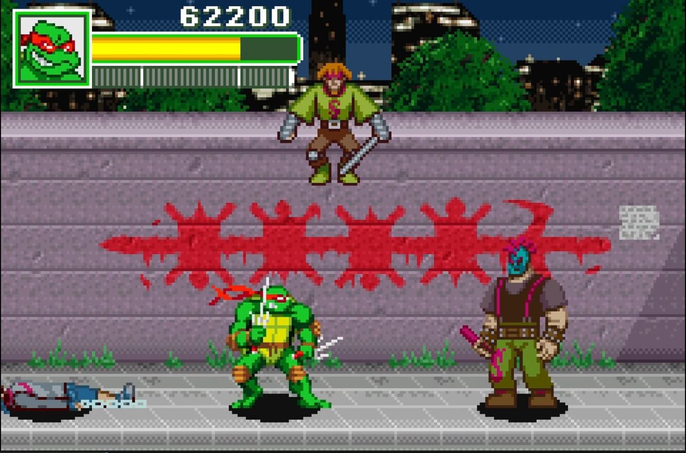 Teenage Mutant Ninja Turtles (2003) - геймплей игры Game Boy Advance